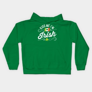 Kiss Me I'm Irish Kids Hoodie